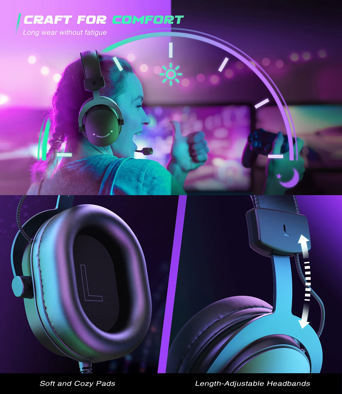 FIFINE Headset 7.1