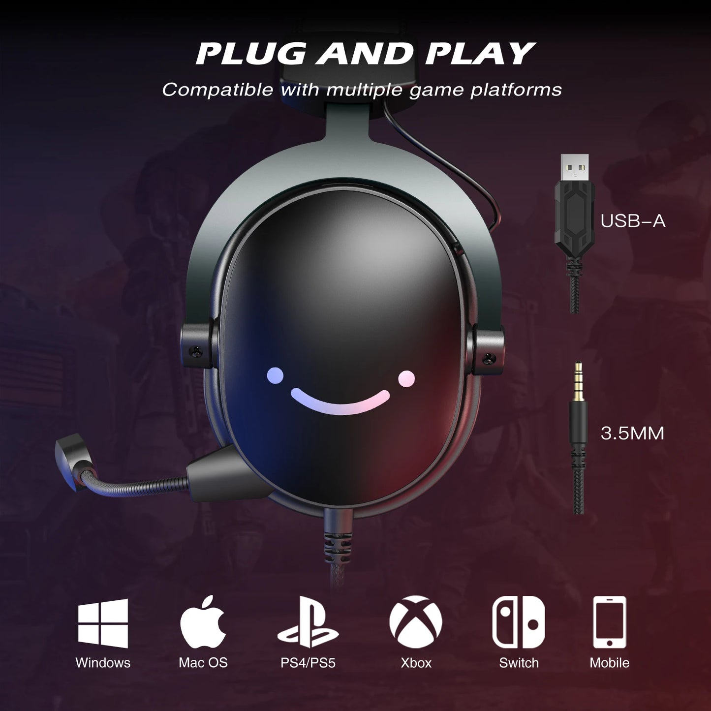 FIFINE Headset 7.1