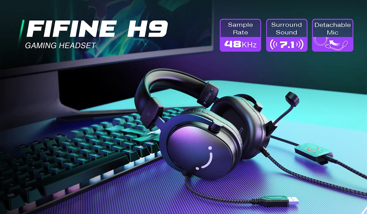 FIFINE Headset 7.1